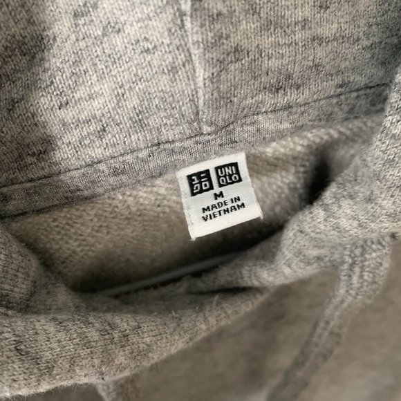 Uniqlo Oversized Hoodie in Heather Grey (Size M) - Picture 3 of 5